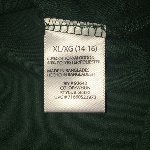 George School Uniform Boys Polo XL (14-16) Green - Picture 7 of 10